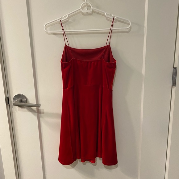 Urban Outfitters Velvet Mini Skater dress - Picture 3 of 4
